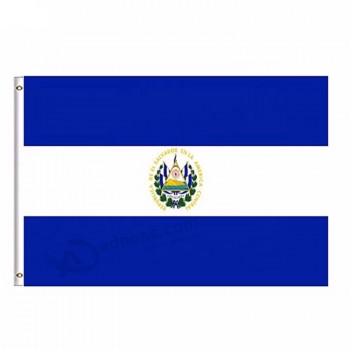 180 * 240cm größere kundenspezifische Logo-Standard-El Salvador-Landesflagge
