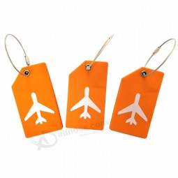 wholesale  personalized waterproof custom  2D 3D rubber clear soft pvc  airplane luggage tag