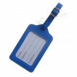 groothandel reisbagage Bag Tag, aangepaste PU lederen bagagelabel