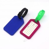 custom groothandel kleurrijke reizen vliegtuig hard plastic vlakte lege koffer bagagelabel