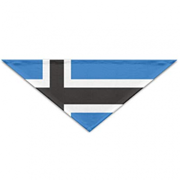装飾ポリエステル三角形エストニア旗布旗バナー