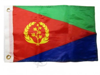 Eritrea land 100% polyester motorboot vlag grommets vervagend dubbel gestikt premium penant huis banner grommets