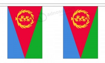 Eritrea String 30 Flag Polyester Material Ammer - 9m (30 ') lang
