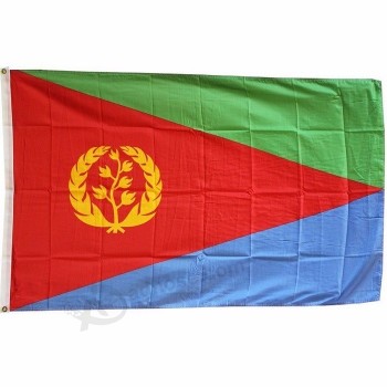 digitale Sublimation gedruckt Polyester benutzerdefinierte 3'x5 'Flagge Eritrea