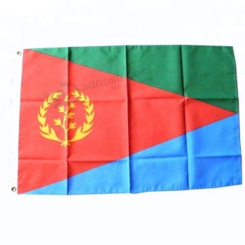 100% polyester bedrukte 3 * 5f eritrea country vlaggen
