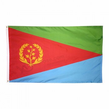 高质量的工厂价格3x5大厄立特里亚国旗定制