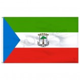 tecido de poliéster país nacional guiné equatorial banner bandeira