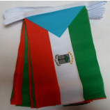 decoração de esportes bandeira da estamenha de corda da Guiné equatorial