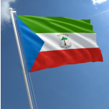 大規模な赤道ギニア国旗ポリエステル赤道ギニア国旗