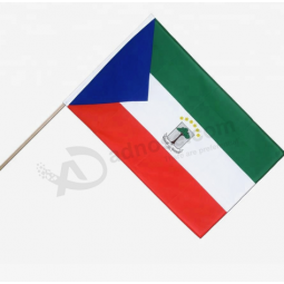 venta al por mayor de poliéster mini indonesia bandera de mano