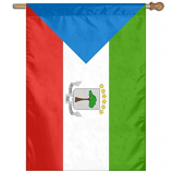 poliéster ecuadorial guinea nacional país jardín bandera