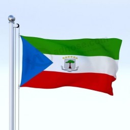 sublimatie afdrukken equatoriaal-guinea nationale vlag