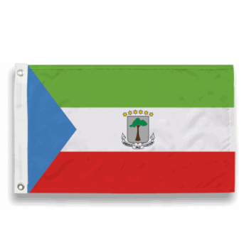знамя страны Экваториальная Гвинея знамя страны Экваториальная Гвинея