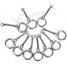 Custom Snake Chain Key Rings Silver