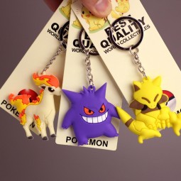 3D Mini Schlüsselbund Tasche Monster Schlüsselhalter