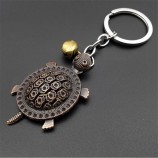 Portachiavi personalizzato tartaruga in metallo