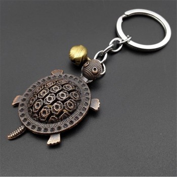 Portachiavi personalizzato tartaruga in metallo