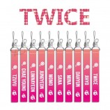 custom nylon rope Key chain K-pop Key ring