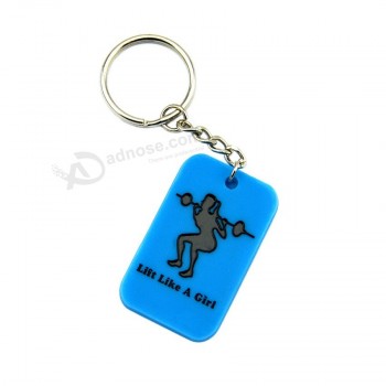 silicone keychain For Tag sport Key rings
