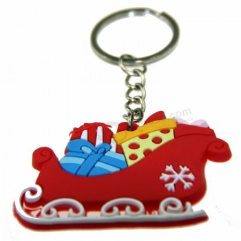 print logo personalised rubber keychain