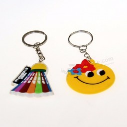 portachiavi in ​​pvc morbido personalizzato personalizzato best seller
