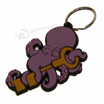 Custom soft pvc keyring for promotional gifts