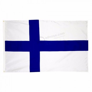 3x5 Ft 90x150cm blue cross Suomen tasavalta suomi fi fin finland flag