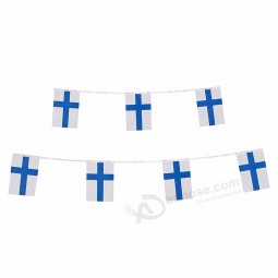 自定义芬兰芬兰芬兰国家国家字符串标志横幅
