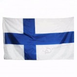 bandiera finlandese del paese nazionale della Finlandia del materiale di poliestere