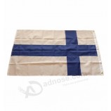 フィンランド国旗刺繍3 'x 5' Ftナイロンフィンランド国旗