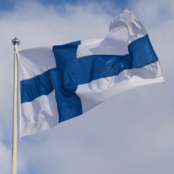 украшение 3x5ft финляндия национальный флаг страны баннер