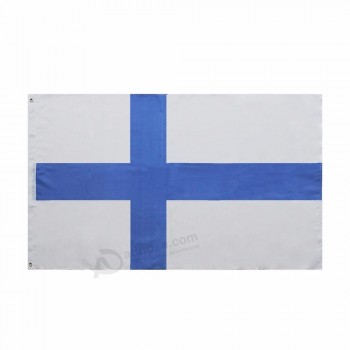 Bandera nacional de Finlandia de alta calidad / Bandera de Finlandia