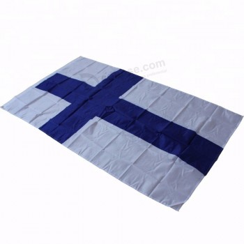 폴리 에스터 핀란드 깃발 핀란드 배너 90x150cm