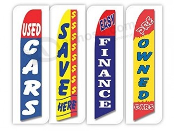 Used Cars Flag Windless Swooper 4 Lot Set Auto Save 0% Finance Pre Owned Yellow