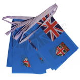 banner de bandeira de estamenha de fiji mini poliéster decorativo