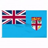 impresión de poliéster 3 * 5 pies fabricante de bandera de país de fiji