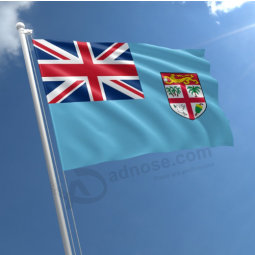 Professional printing Fiji 3*5ft flying national flags