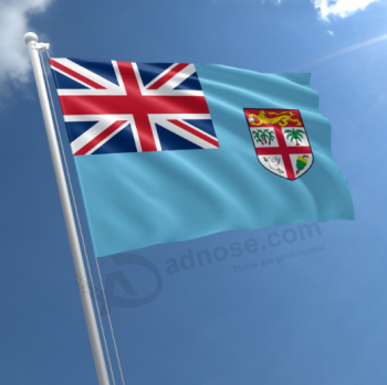 Professional printing Fiji 3*5ft flying national flags