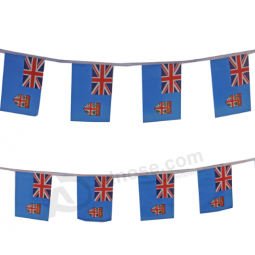 8 meters string rectangle Fiji bunting flags for event