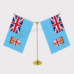 custom fiji doubie side desk flag, meeting flag, office flag