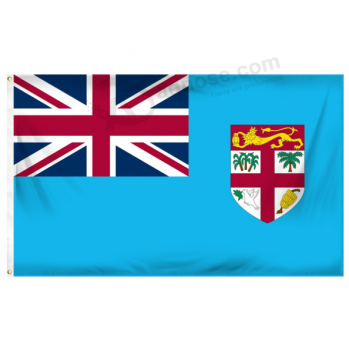 bandiera della bandiera del paese delle Figi su ordine professionale