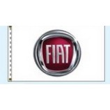 blank autorisierte Händler frei fliegende Vorhangfahnen (Fiat), 2 1/2 'H x 3 1/2' B, Preis / Stück
