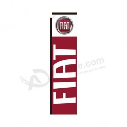 benutzerdefinierte Fiat Dealership Rechteck Flagge mit hoher Qualität