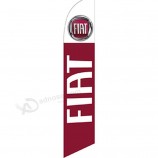bandeira de penas de concessionário Fiat com alta qualidade