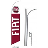 fünf fiat 15 'swooper # 8 feather flags KIT