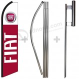Fiat Swooper Federmarkierungsfahne, Fahnenmast und Erdspieß-Kit