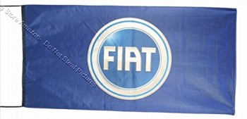 beautiful flag fiat 3D blue flag banner 2.5 X 5 ft