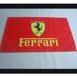Polyester Ferrari Logo Advertising Banner Ferrari Advertising Flag