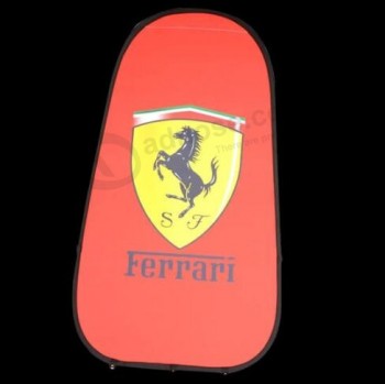 Outdoor Sports Polyester Ferrari Pop Out Banner Custom