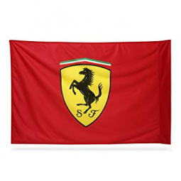 kundenspezifischer Druck Polyester Ferrari Logo Werbebanner
